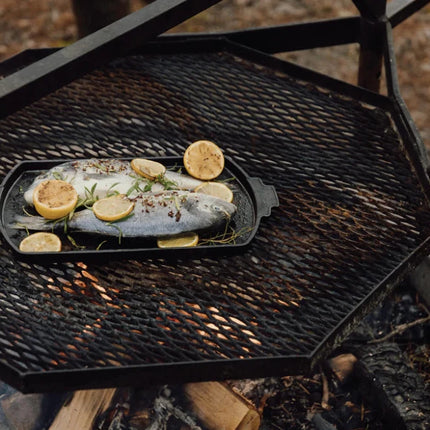 Monte Ardoise Matte Enamelled Cast Iron Burner Plate Crafted For The Atelier Collection - hospitality