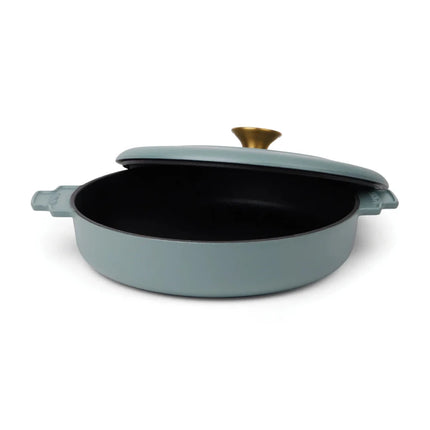 Monte Heritage Cast Iron Braiser 2.5 L Enamelled Brass Knob - hospitality