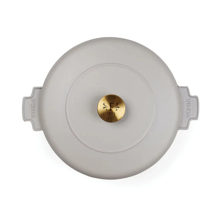 Monte Heritage Cast Iron Braiser 2.5 L Enamelled Brass Knob - hospitality
