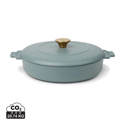 Monte Heritage Cast Iron Braiser 2.5 L Enamelled Brass Knob – part of the Sunday Roast kit