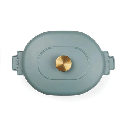 Monte Heritage Cast Iron Cocotte 4L With Enamel Coating And Brass Knob Crafted In France - hospitality