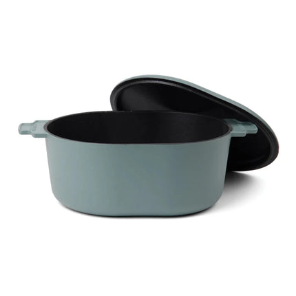 Monte Heritage Cast Iron Cocotte 4L With Enamel Coating And Brass Knob Crafted In France - hospitality