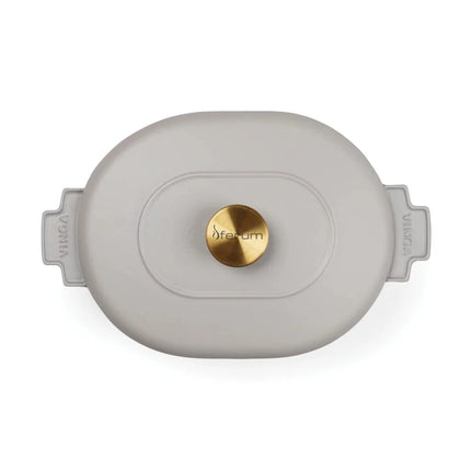 Monte Heritage Cast Iron Cocotte 4L With Enamel Coating And Brass Knob Crafted In France - hospitality
