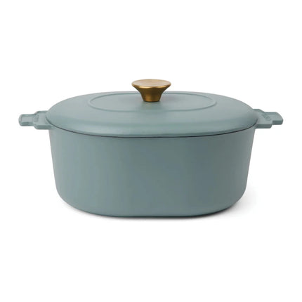 Monte Heritage Cast Iron Cocotte 4L With Enamel Coating And Brass Knob Crafted In France - hospitality