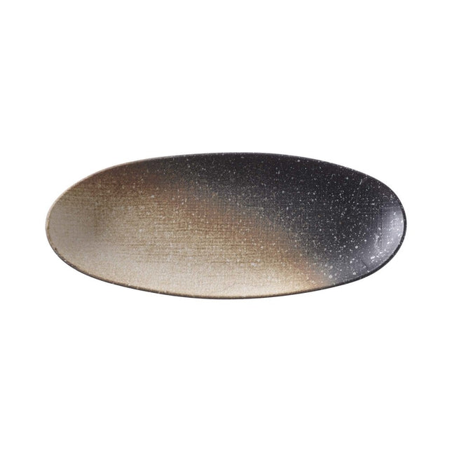 Moon oval plate for serving, 355mm - hospitality