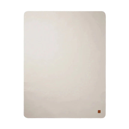 Moulto GRS RPET Blanket From The Atelier Collection In Two Tone With Luxuriously Soft Langetting Stitch And PU Badge - hospitality