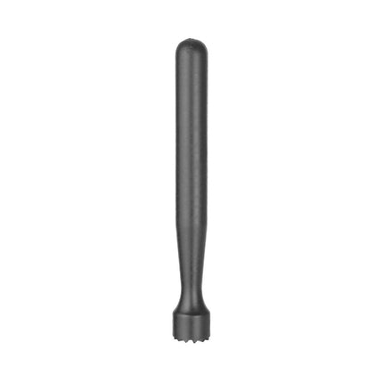 Muddler, Bar up, profiled, star-shaped, Black, o34x207mm - hospitality
