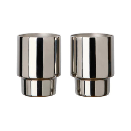 Nagano Collection RCS Recycled Stainless Steel Mugs Set of Two With Nordic Craftsmanship - hospitality