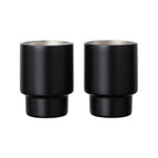 Recycled Stainless steel,Stainless steel / black / 8.5 x ø 6.5 cm