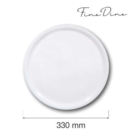 Napoli pizza plate, white, 330mm - hospitality