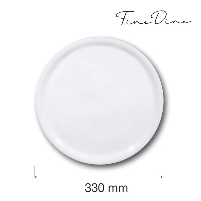 Napoli pizza plate, white, 330mm - hospitality