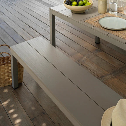 Nardi Aluminum Rio Bench - hospitality