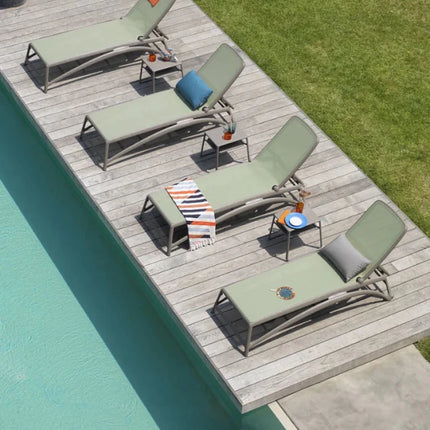 Nardi Atlantico Sun Lounger Stackable Poolside Recliner - hospitality