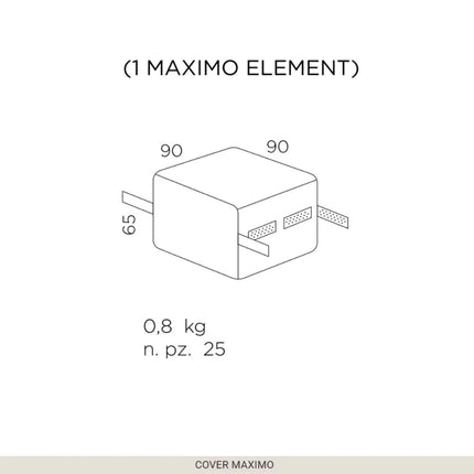 Nardi Cover Maximo Outdoor Furniture Cover S - hospitality