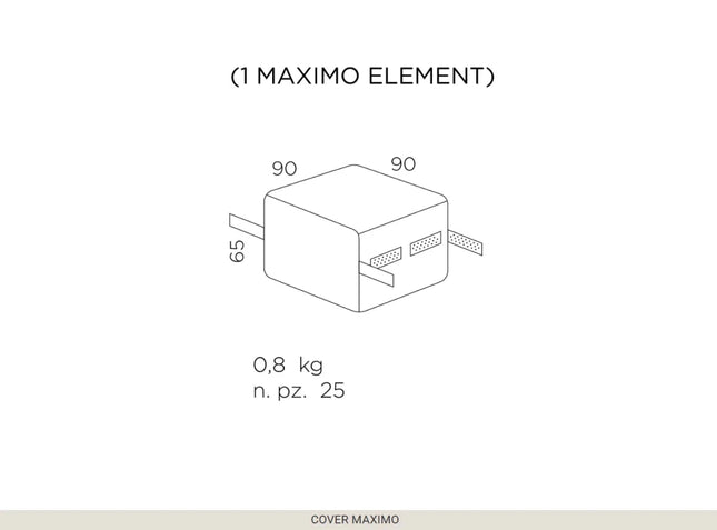 Nardi Cover Maximo Outdoor Furniture Cover S - hospitality