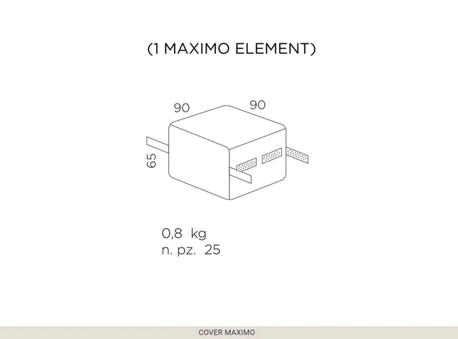 Nardi Cover Maximo Outdoor Furniture Cover S - hospitality