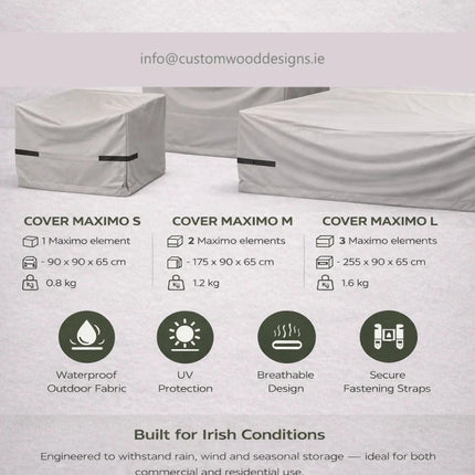 Nardi Cover Maximo Outdoor Furniture Cover S M L - hospitality