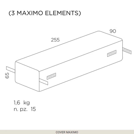 Nardi Cover Maximo Outdoor Furniture Cover S M L - hospitality