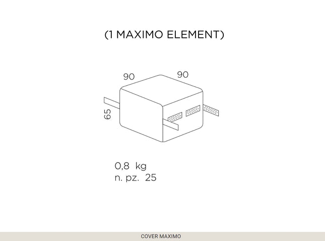  featuring a custom wood design for Maximo sofa protection.