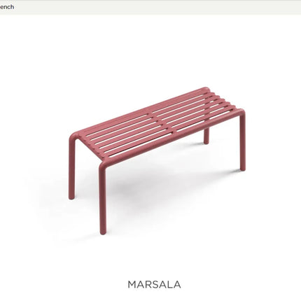 Nardi Doga Bench- FROM SEPTEMBER 2026 - hospitality