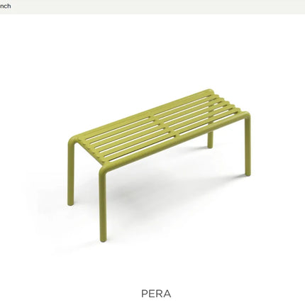 Nardi Doga Bench- FROM SEPTEMBER 2026 - hospitality