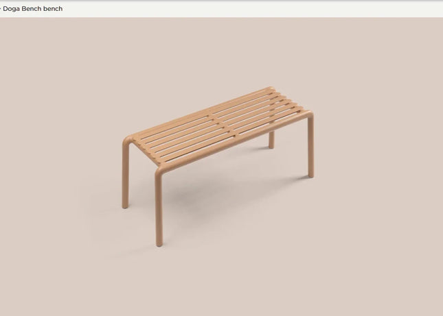 Nardi Doga Bench- FROM SEPTEMBER 2026 - hospitality