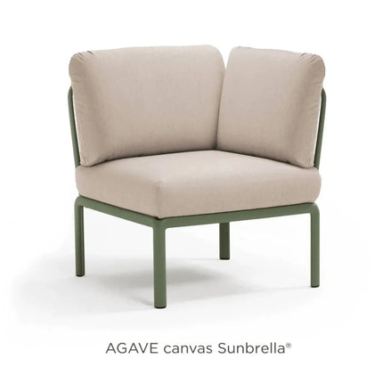 Nardi Komodo Corner Module – Outdoor Modular Sofa - hospitality