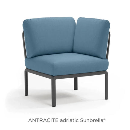 Nardi Komodo Corner Module – Outdoor Modular Sofa - hospitality