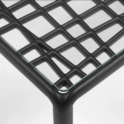 Nardi Komodo Tavolino Vetro Glass Outdoor Table - hospitality