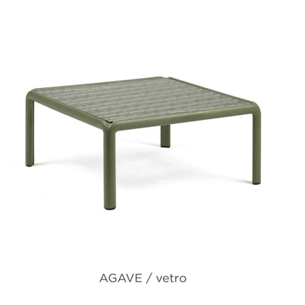 Nardi Komodo Tavolino Vetro Glass Outdoor Table - hospitality