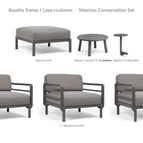 Basalto frame / Lava cushions