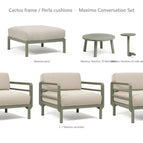 Cactus frame / Perla cushions