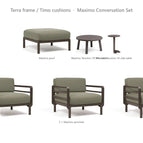 Terra frame / Timo cushions