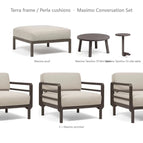 Terra frame / Perla cushions
