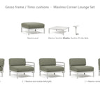 Gesso frame / Timo cushions