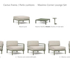 Cactus frame / Perla cushions