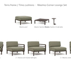 Terra frame / Timo cushions