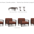Terra frame / Cannella cushions
