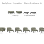 Basalto frame / Timo cushions