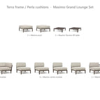 Terra frame / Perla cushions