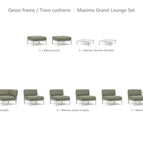 Gesso frame / Timo cushions