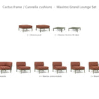 Cactus frame / Cannella cushions