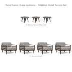 Terra frame / Lava cushions