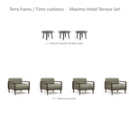 Terra frame / Timo cushions