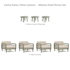 Cactus frame / Perla cushions