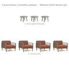 Cactus frame / Cannella cushions