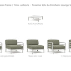 Gesso frame / Timo cushions