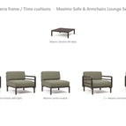 Terra frame / Timo cushions