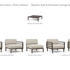 Terra frame / Perla cushions