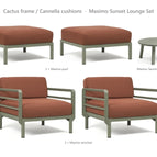 Cactus frame / Cannella cushions